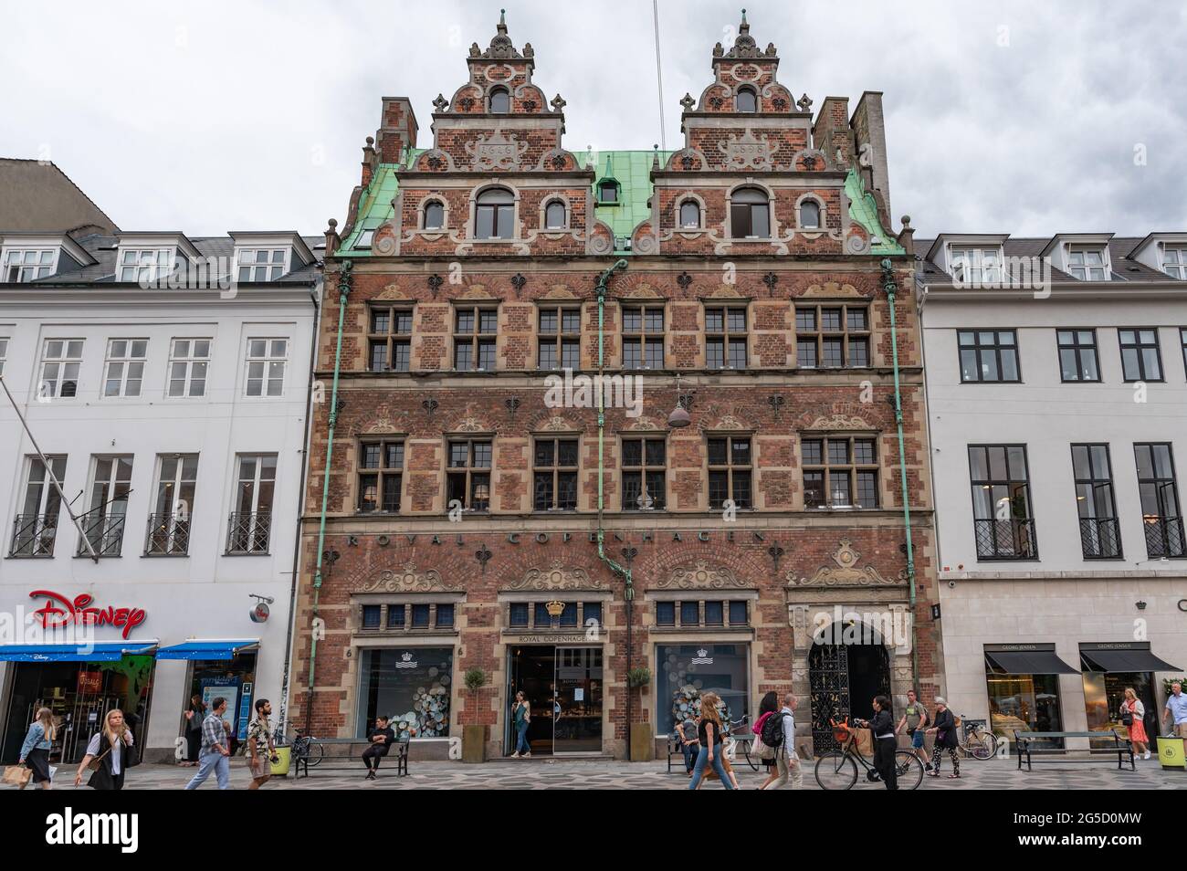 Royal Copenhagen, Amagertorv, Copenhague, Danemark Banque D'Images