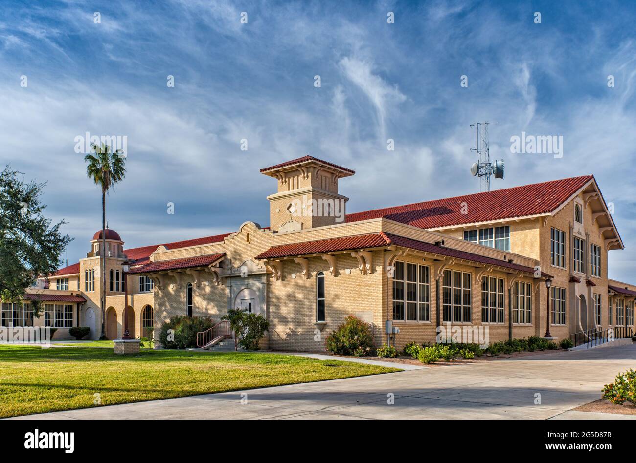 Jr Manning Hall, 1925 ans, à l'université a&M du Texas, à Kingsville, Texas, États-Unis Banque D'Images