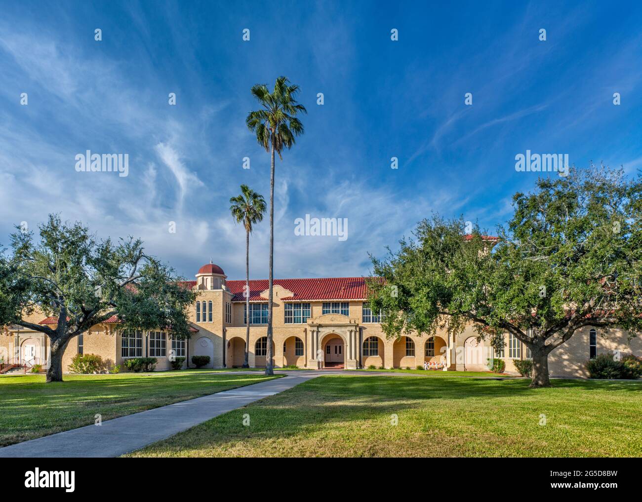 Jr Manning Hall, 1925 ans, à l'université a&M du Texas, à Kingsville, Texas, États-Unis Banque D'Images