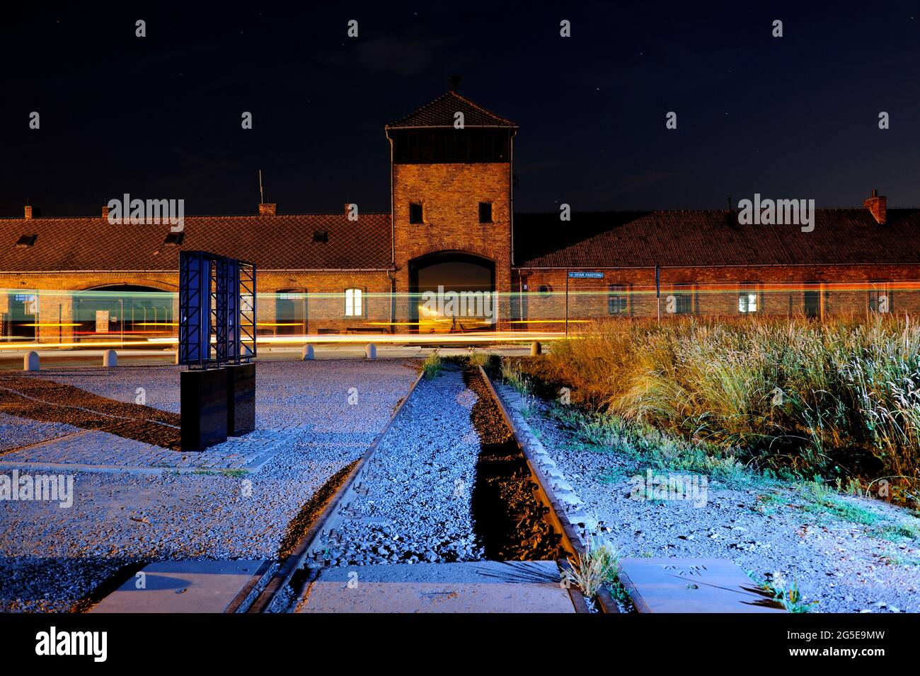 Auschwitz II – Birkenau Brzezinka, camp allemand de la mort, allemand, camp de concentration, pologne, camp de concentration, Extermination de masse allemande, Oświecim, gaz Banque D'Images