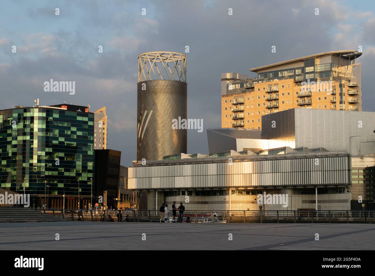 Lowry Theatre sur Salford Quays, Manchester, Royaume-Uni Banque D'Images