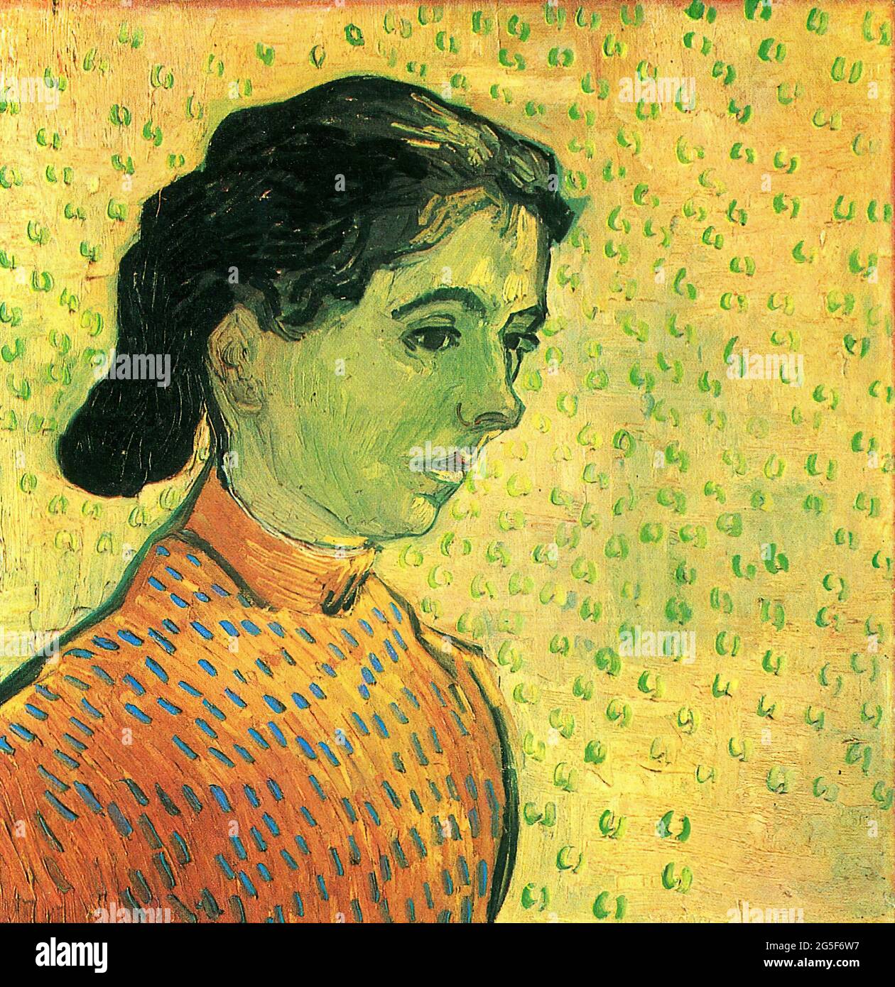 Vincent Van Gogh - petit Arlesienne 1890 Banque D'Images