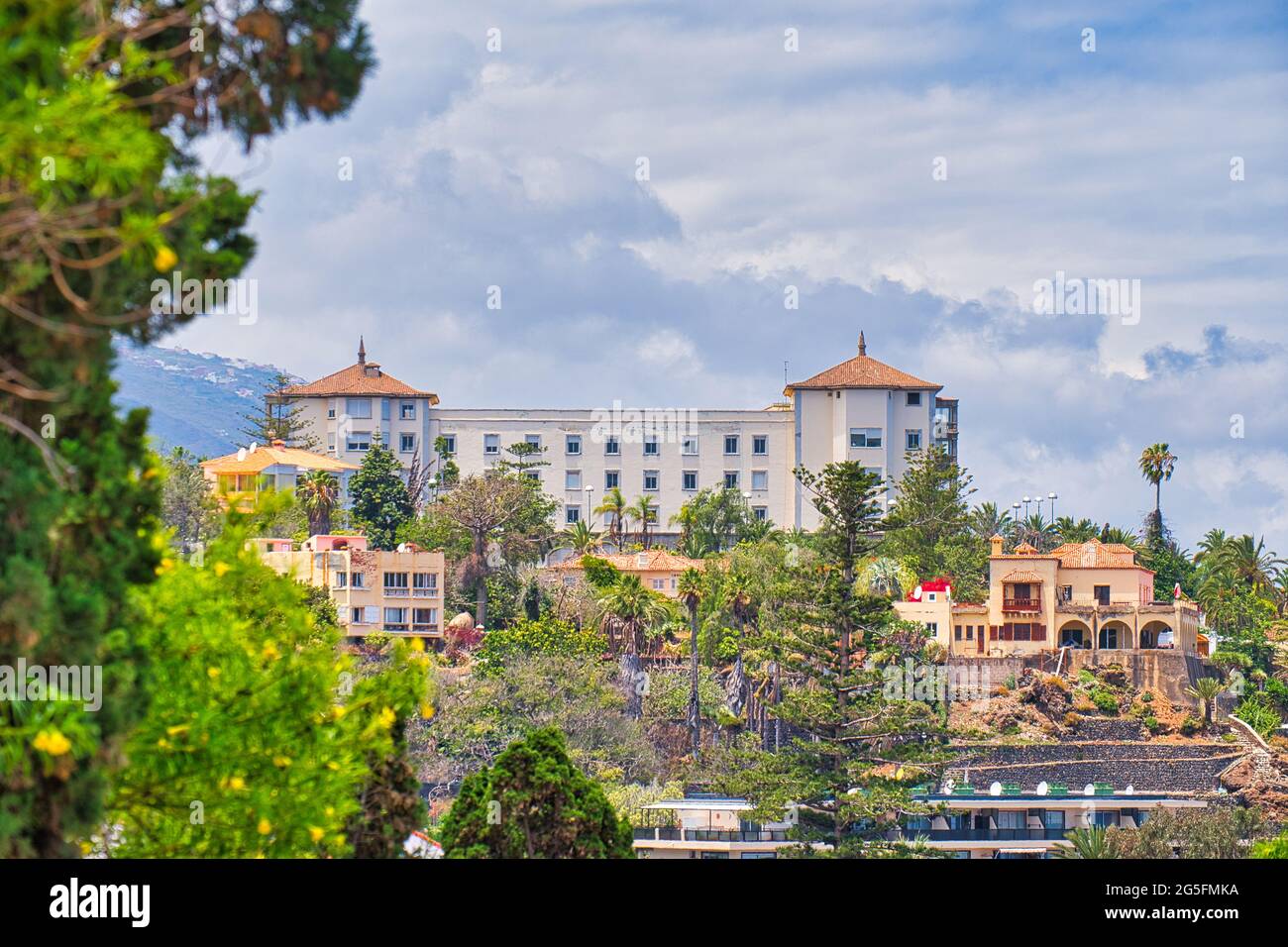 Le Gran Hotel Taoro le premier hôtel de luxe a ouvert ses portes en Espagne en 1890. C'était un établissement pionnier dans le secteur du tourisme des îles Canaries. Banque D'Images
