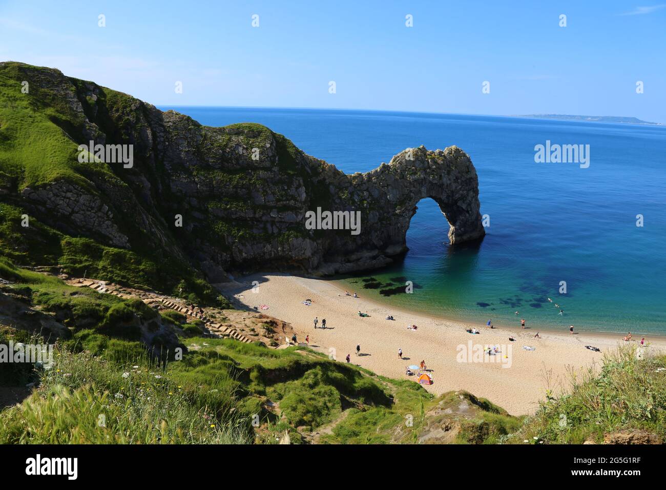 Durdle Door, Jurassic Coast, Dorset Banque D'Images