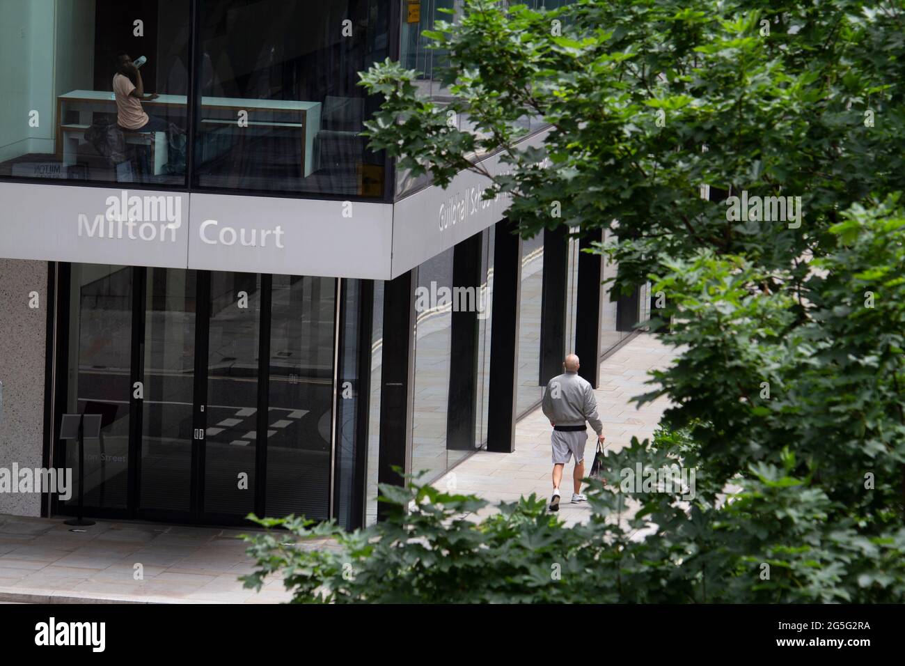 Guildhall School of Music and Drama, Milton court, Banque D'Images