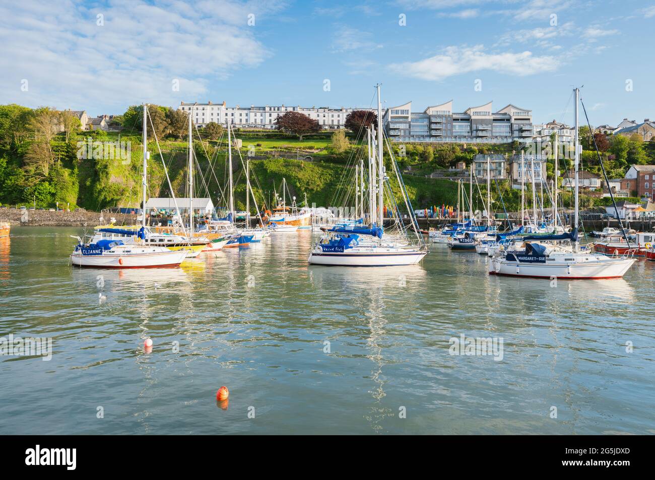 Ilfracombe, North Devon, Royaume-Uni, vue sur le port Banque D'Images