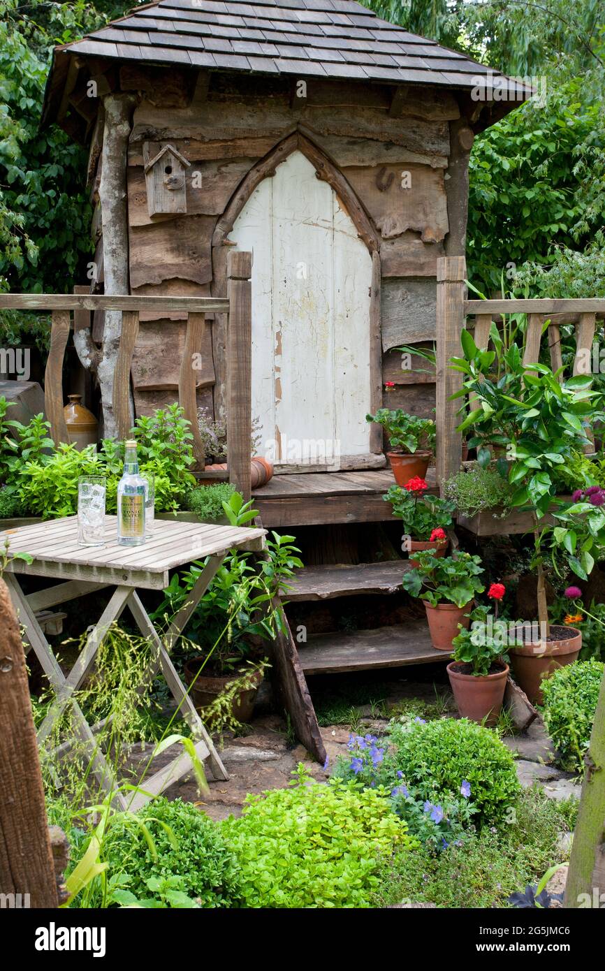 Jardin de la maison de l'arbre de fièvre Banque D'Images