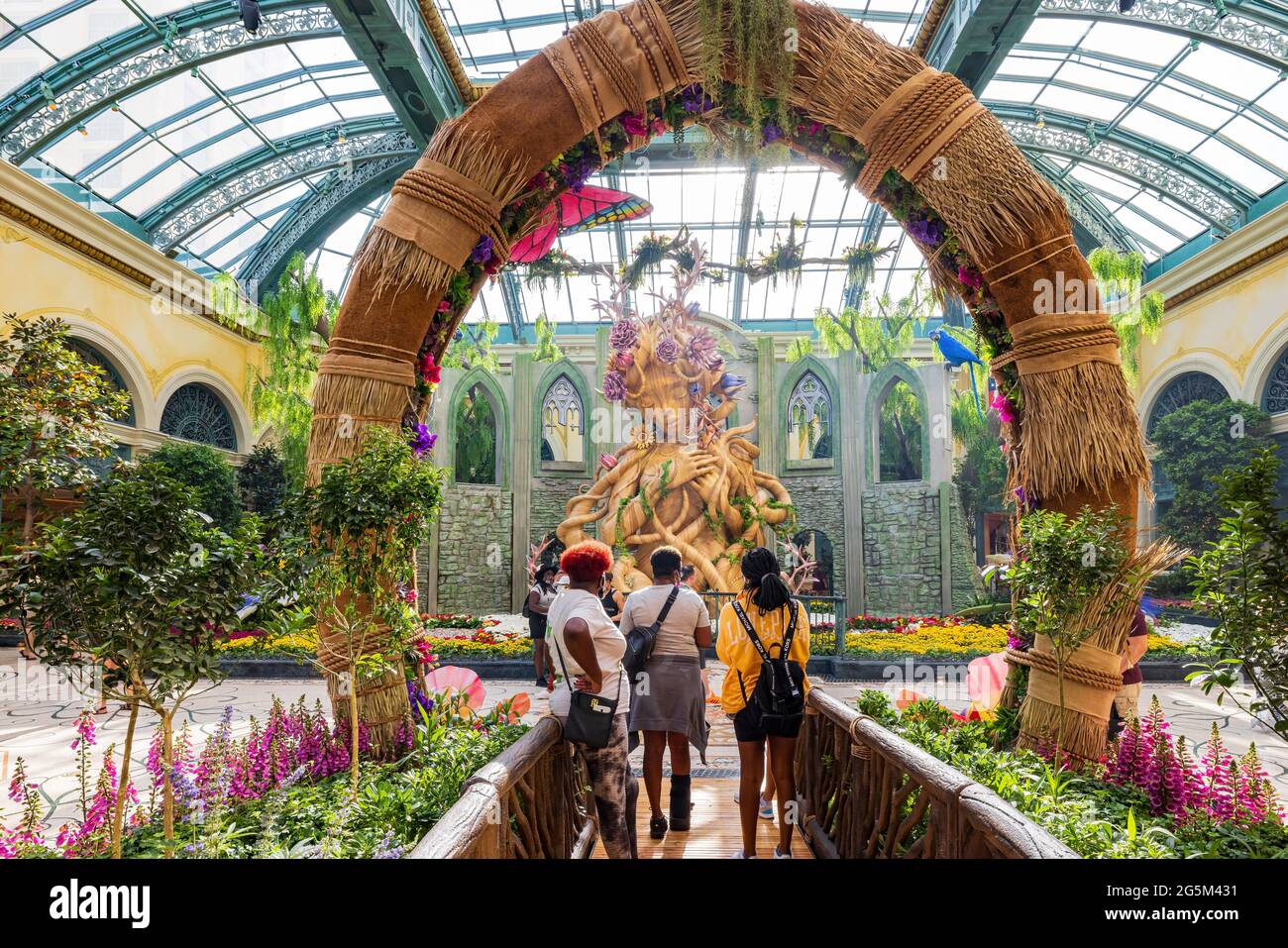 Las Vegas, 3 JUIN 2021 - thème d'été du conservatoire et des jardins botaniques du Bellagio Banque D'Images