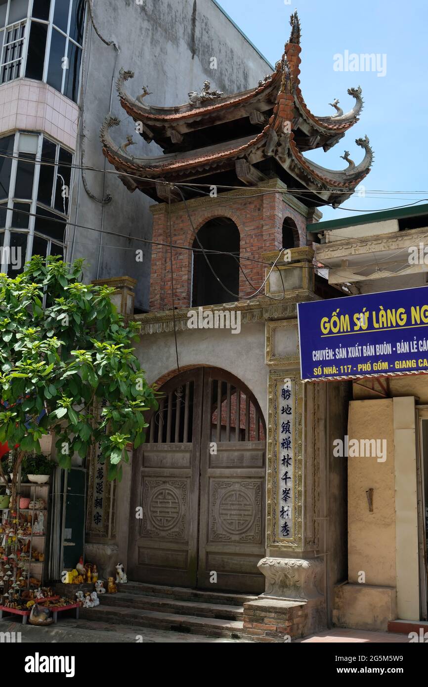 Village traditionnel de poterie vietnamienne Banque D'Images