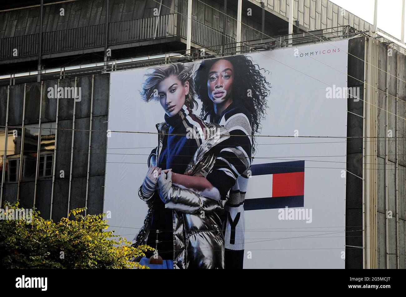 Copenhague/Danemark 16.octobre 2018..Tommy hilfiger affiche dans le grand magasin de maasin du nord et en magasin dans la capitale danoise Copenhague Danemark. ( Banque D'Images