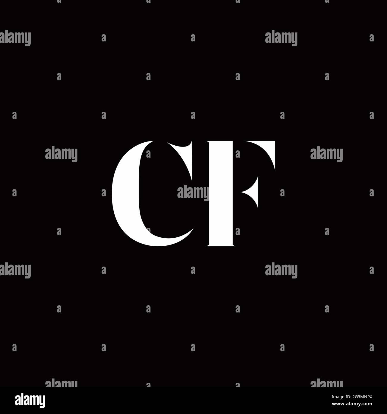 Cf logo initial Banque de photographies et d’images à haute résolution ...