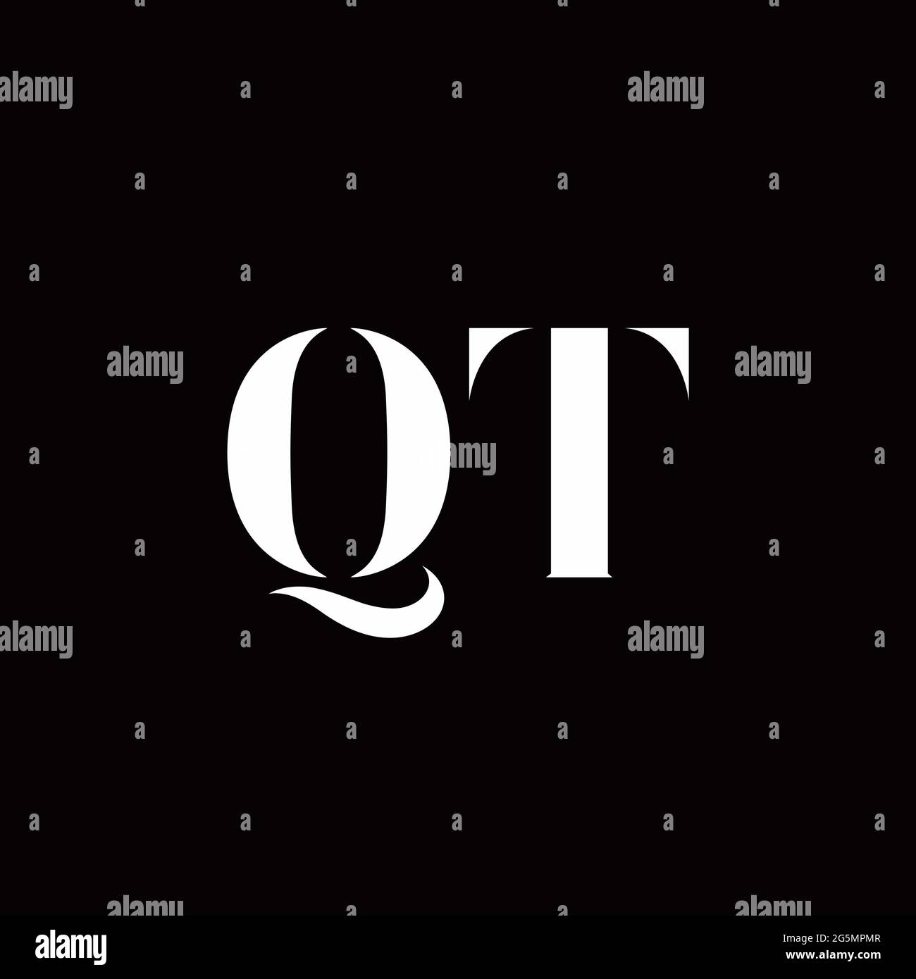 Logo Letter modèle initial de logos Designs avec fond doré et noir, Vector Icon Modern Illustration de Vecteur