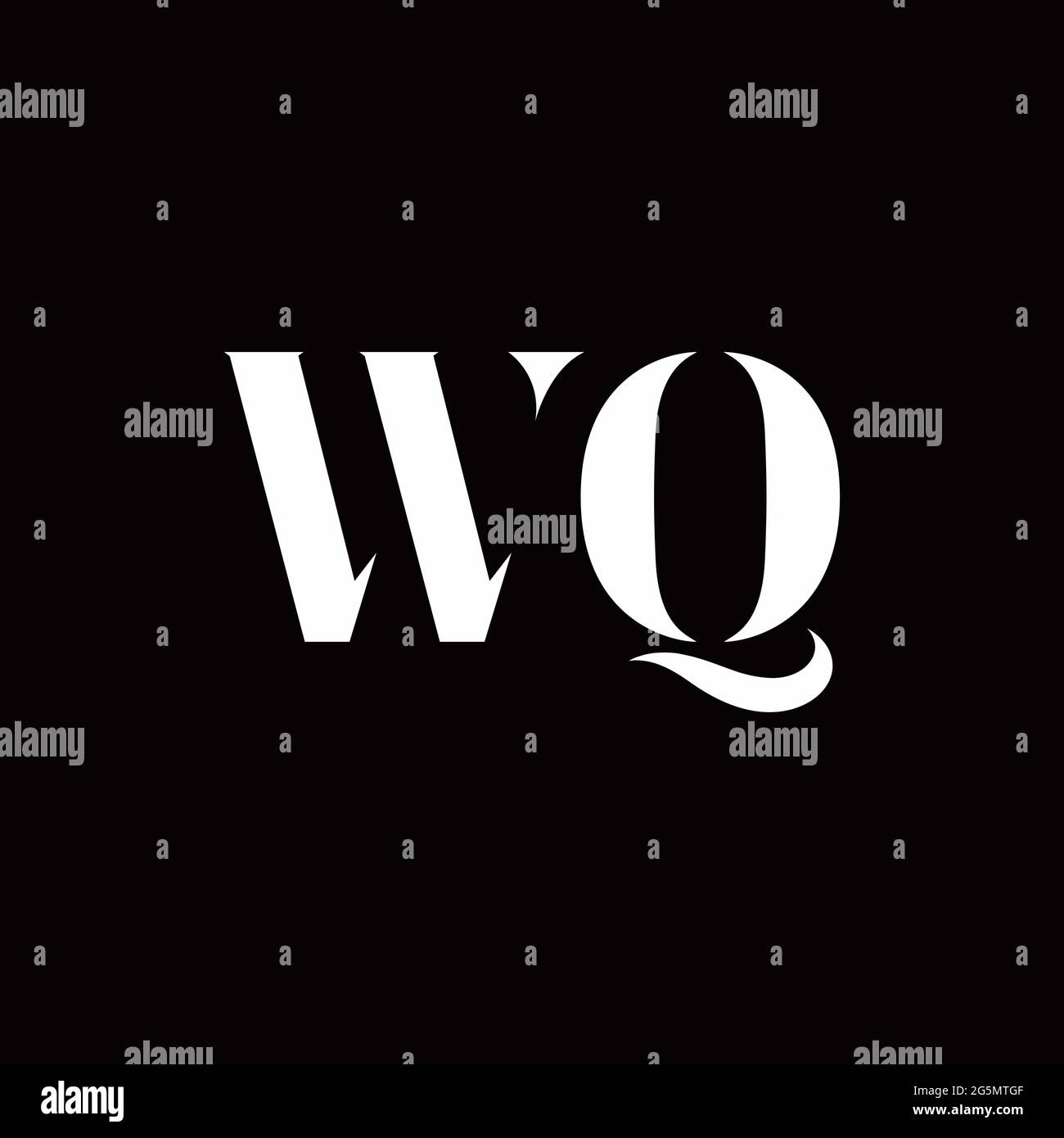 Logo Letter modèle initial de logos Designs avec fond doré et noir, Vector Icon Modern Illustration de Vecteur