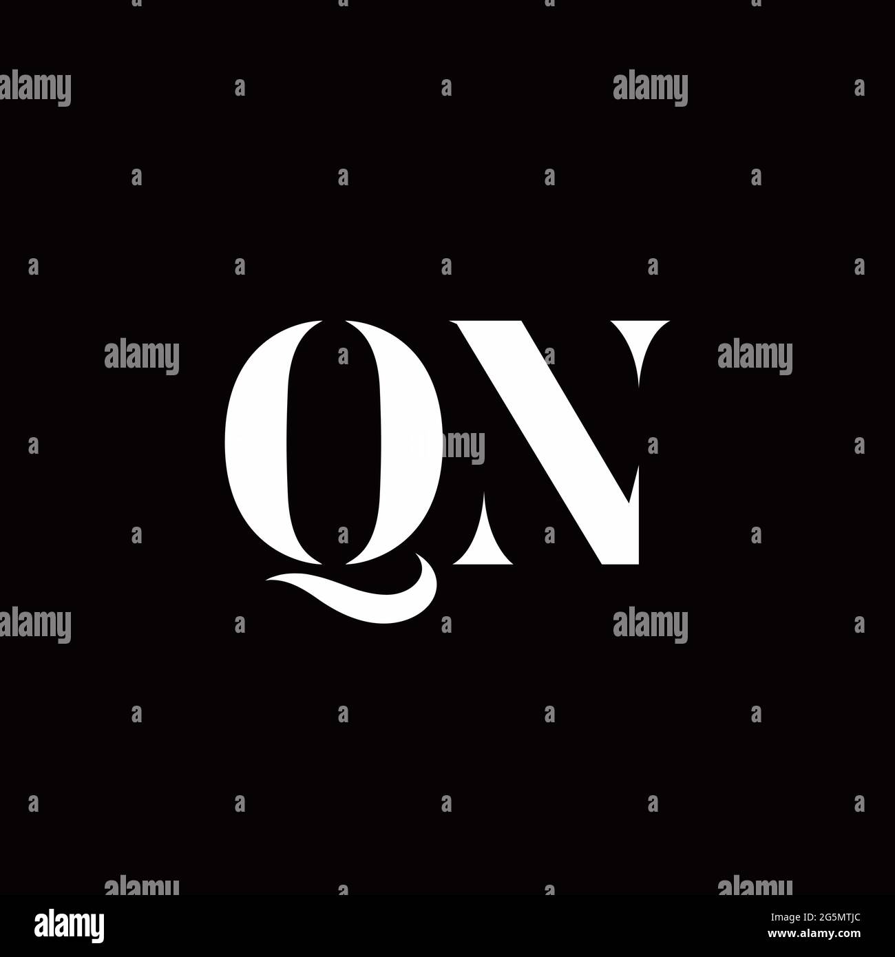 Logo Letter modèle initial de logos Designs avec fond doré et noir, Vector Icon Modern Illustration de Vecteur