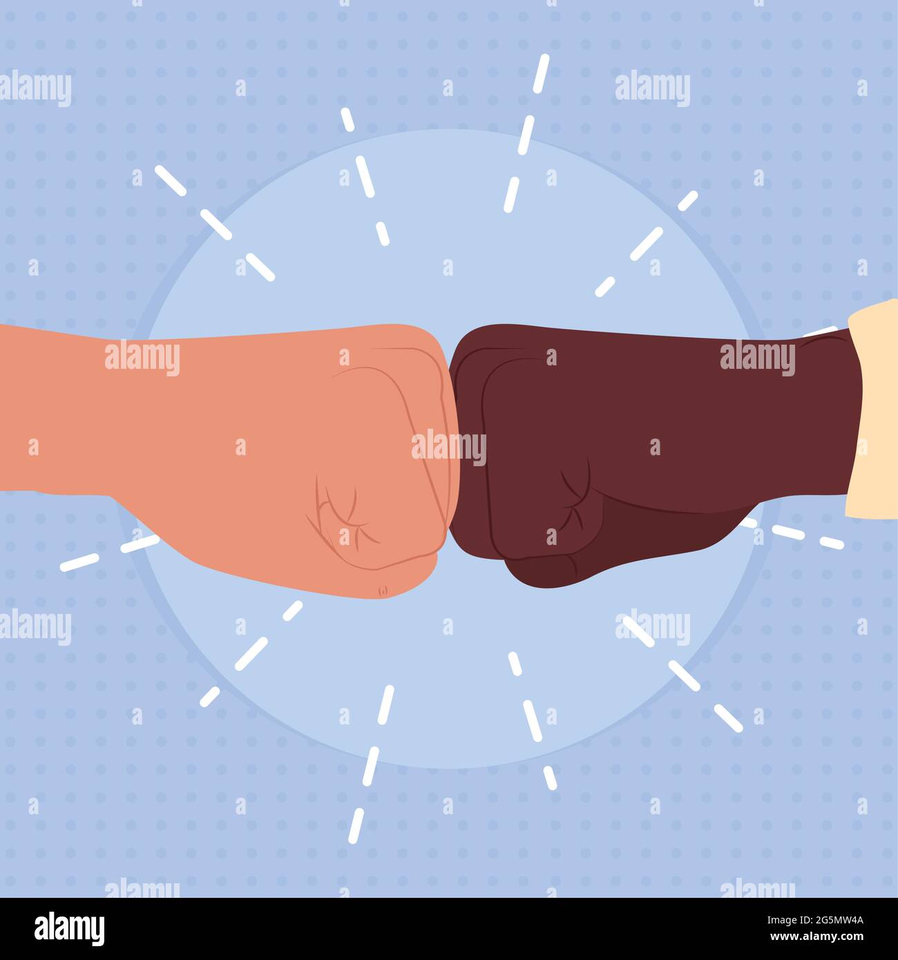 dessin d'illustration de gestes de poing Illustration de Vecteur