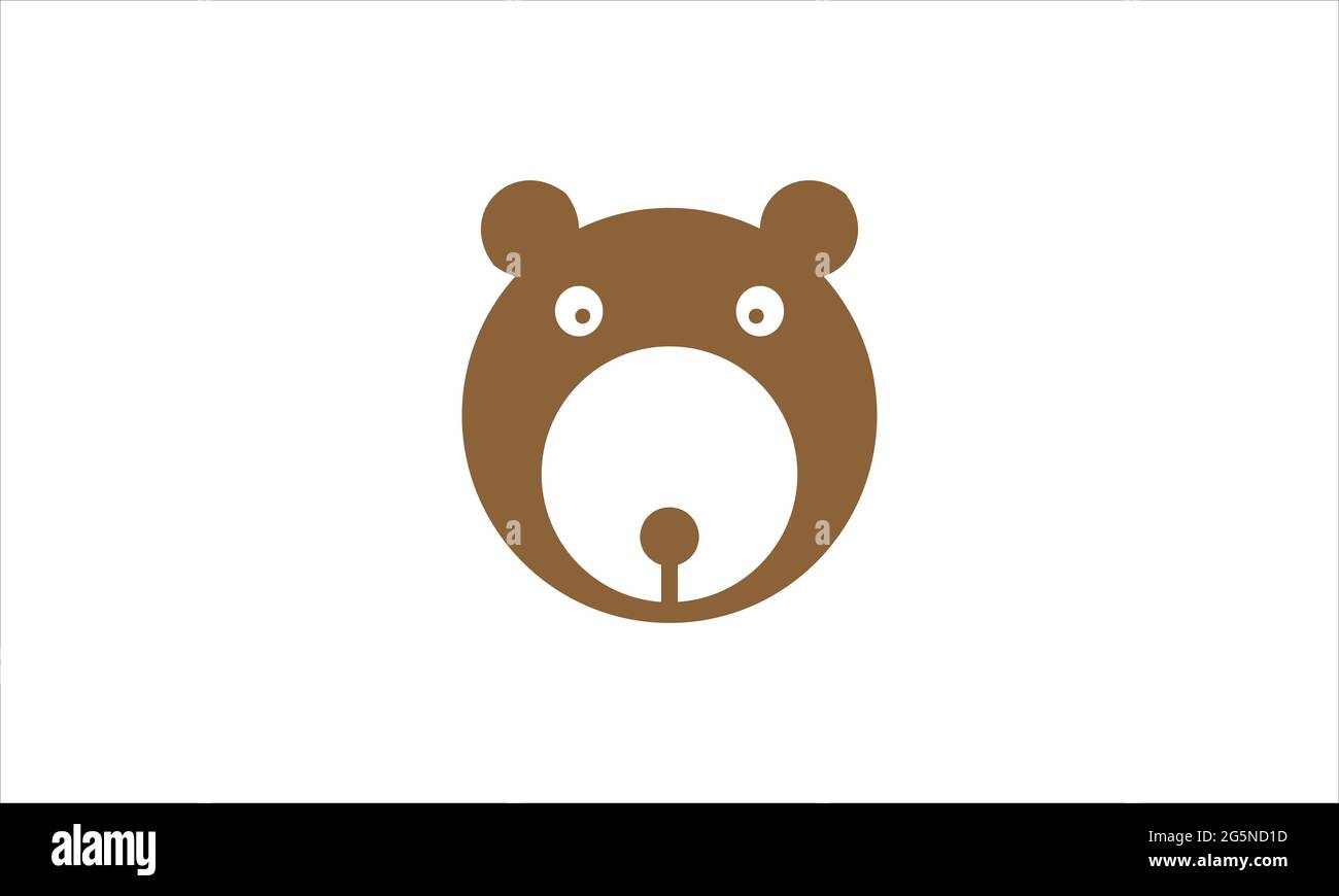 Teddy Bear Toy Icon logo modèle modèle symbole d'illustration vectorielle Illustration de Vecteur