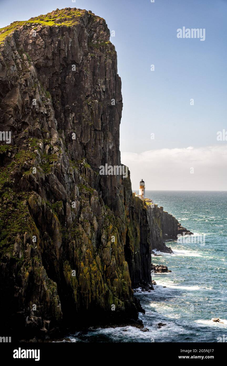 Neist Point Lighthouse, Isle of Skye, Scotland, UK Banque D'Images