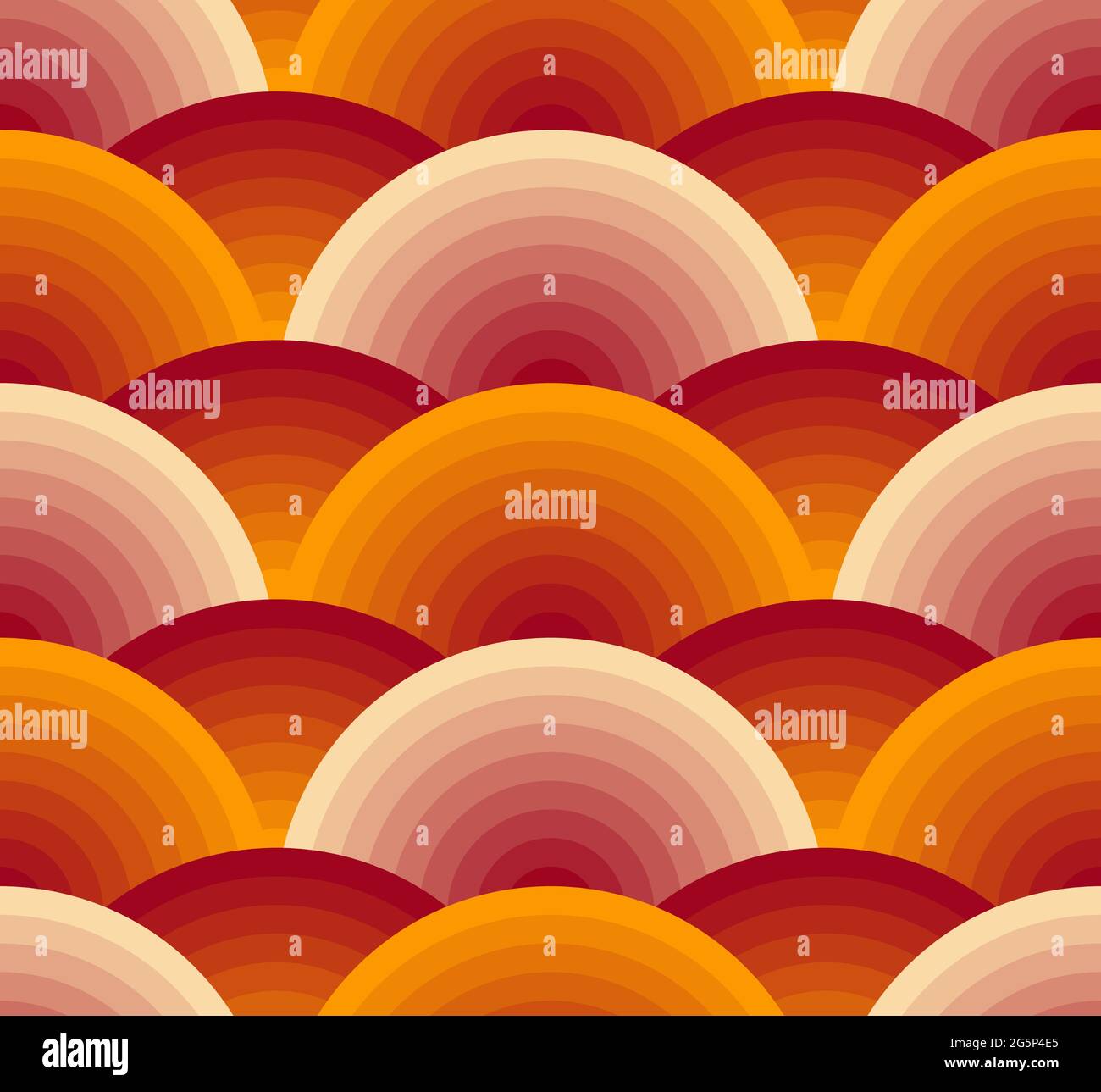 Motif rayures forme d'onde, demi-cercle coloré. Sans couture motifs cercles Geo hipposter toile de fond moderne tendance géométrique abstrait. Peut être utilisé Illustration de Vecteur