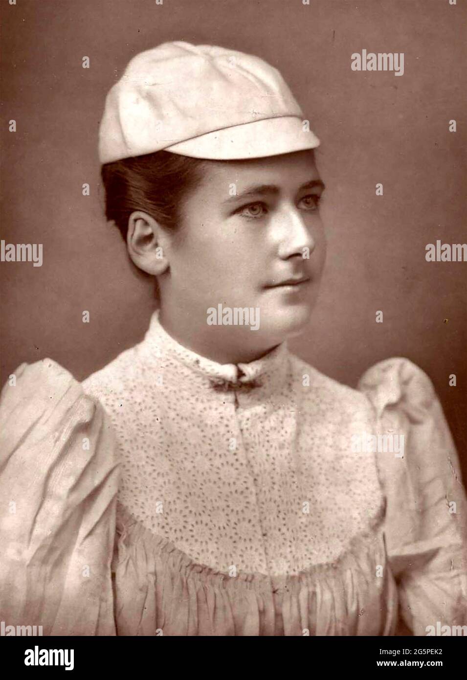 LOTTIE DOD (1871-1960) swoman sportif anglais qui a excellé au tennis, au tir à l'arc et au golf Banque D'Images