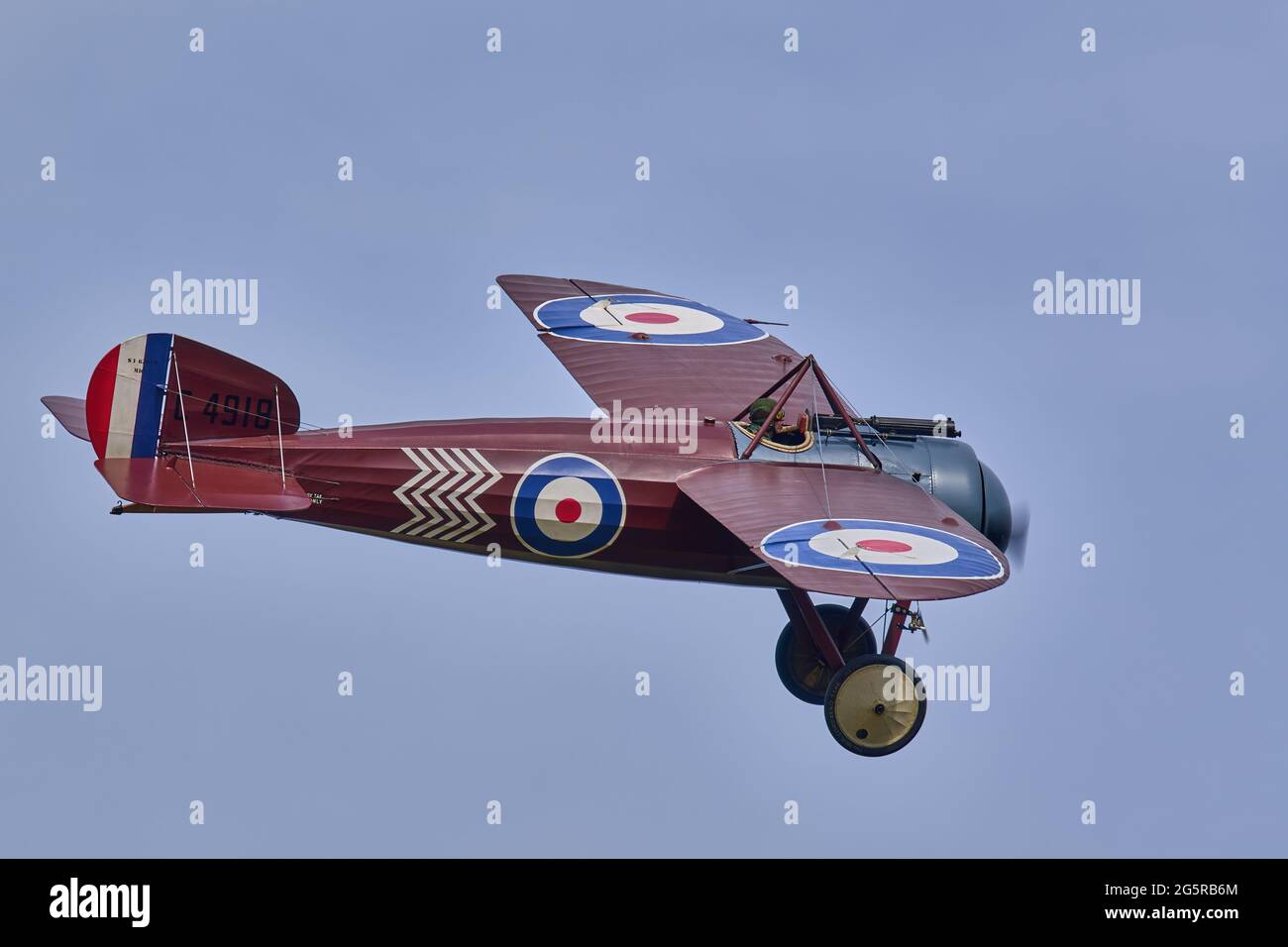 Le Bristol M.1A Scout Monoplane, le seul chasseur monoplan britannique conçu pour voir le service pendant la première Guerre mondiale Banque D'Images