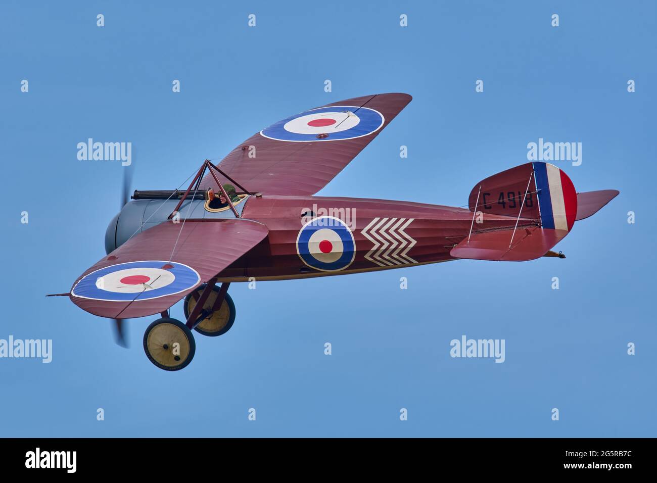 Le Bristol M.1A Scout Monoplane, le seul chasseur monoplan britannique conçu pour voir le service pendant la première Guerre mondiale Banque D'Images