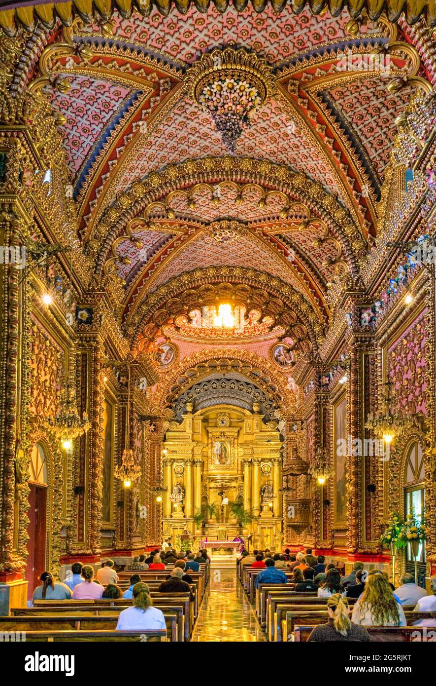 Mexico-Michoacan State Morelia City Guadalupe Sanctuary (W.H.) Banque D'Images