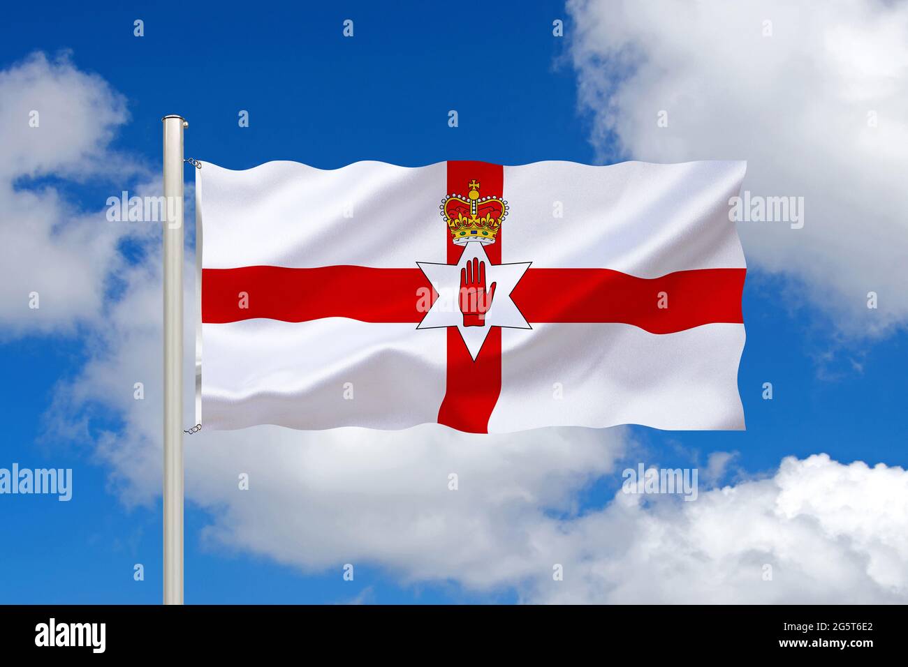 Drapeau de l'irlande du nord Banque de photographies et d’images