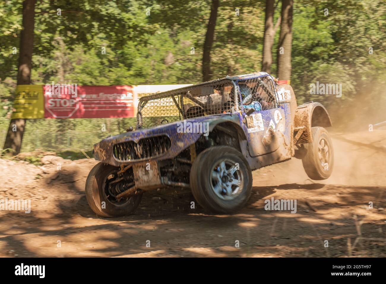 Championnat de vitesse italien Offroad 2021 : voiture de course à Ceriano Laghetto, Italie. Banque D'Images