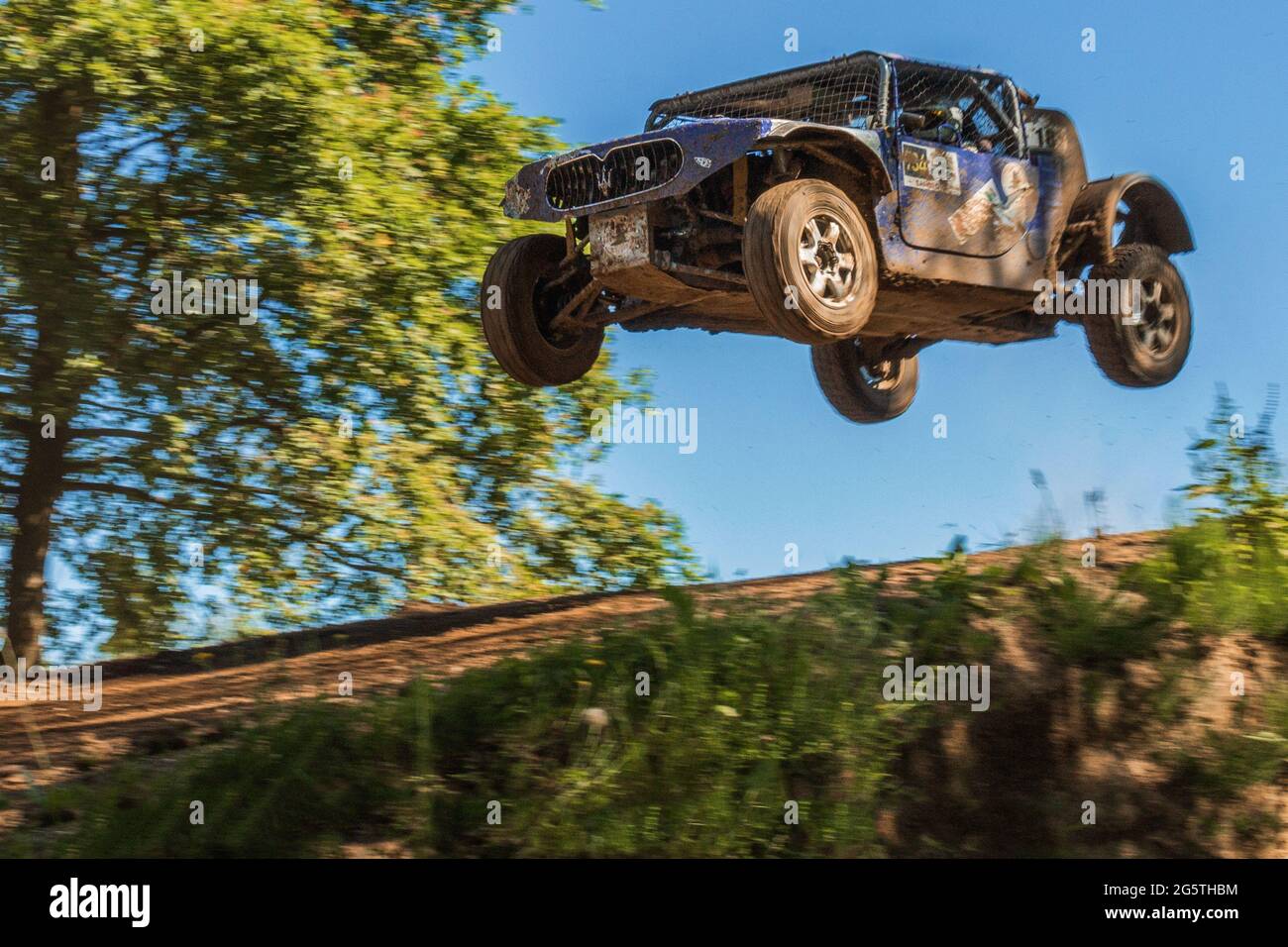Championnat de vitesse italien Offroad 2021 : voiture de course à Ceriano Laghetto, Italie. Banque D'Images