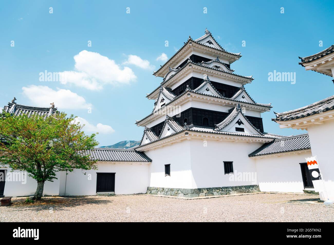 Château Ozu à Ehime, Shikoku, Japon Banque D'Images