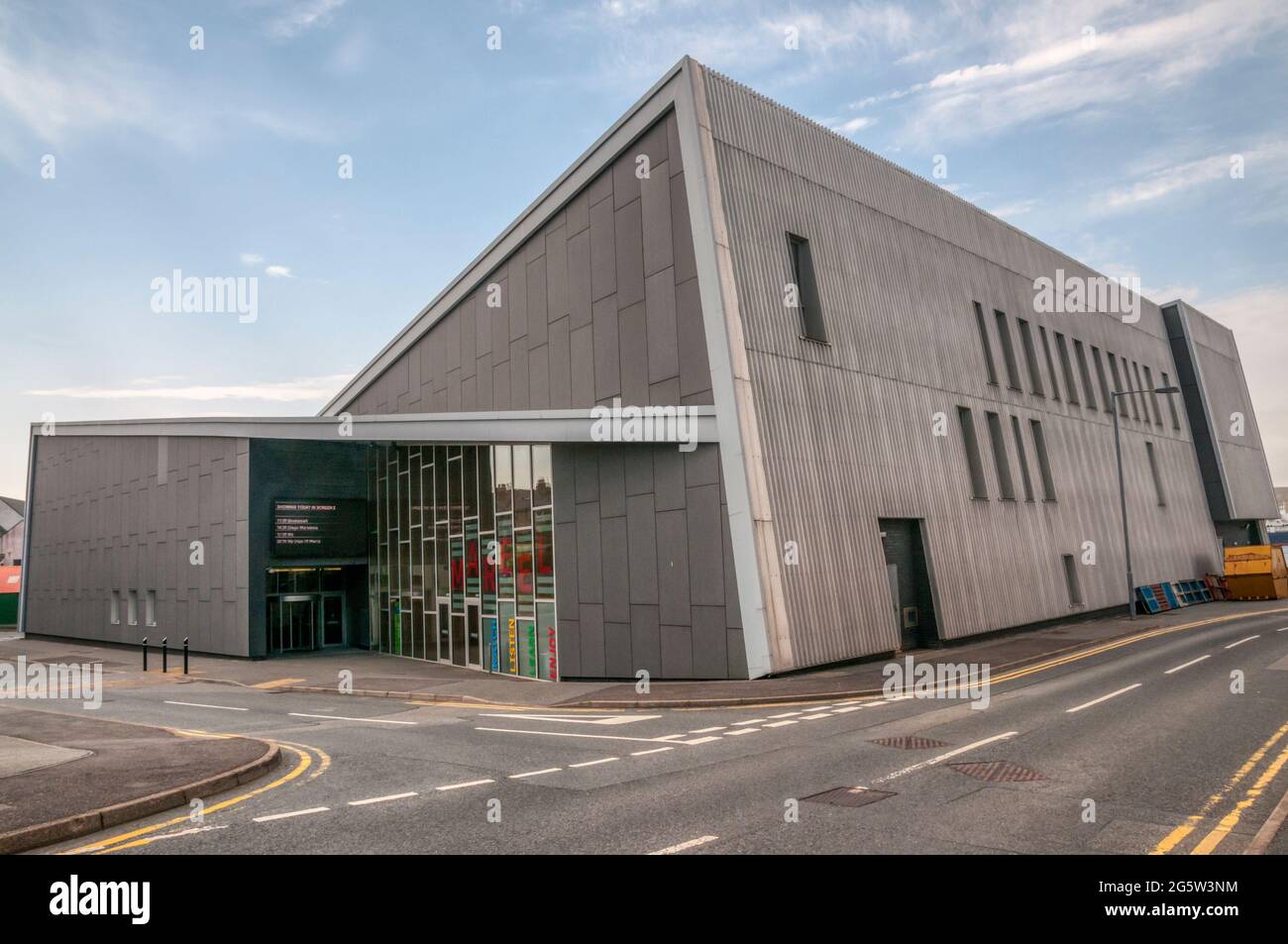 Mareel à Lerwick se décrit comme le centre de musique, de cinéma et d'industries créatives le plus au nord du Royaume-Uni. Banque D'Images