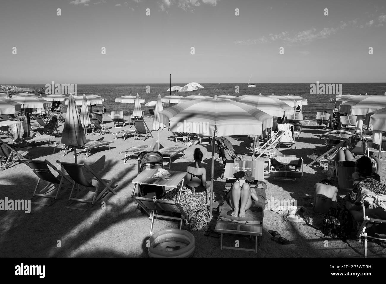 Itally, Borghetto Santo Spirito Banque D'Images