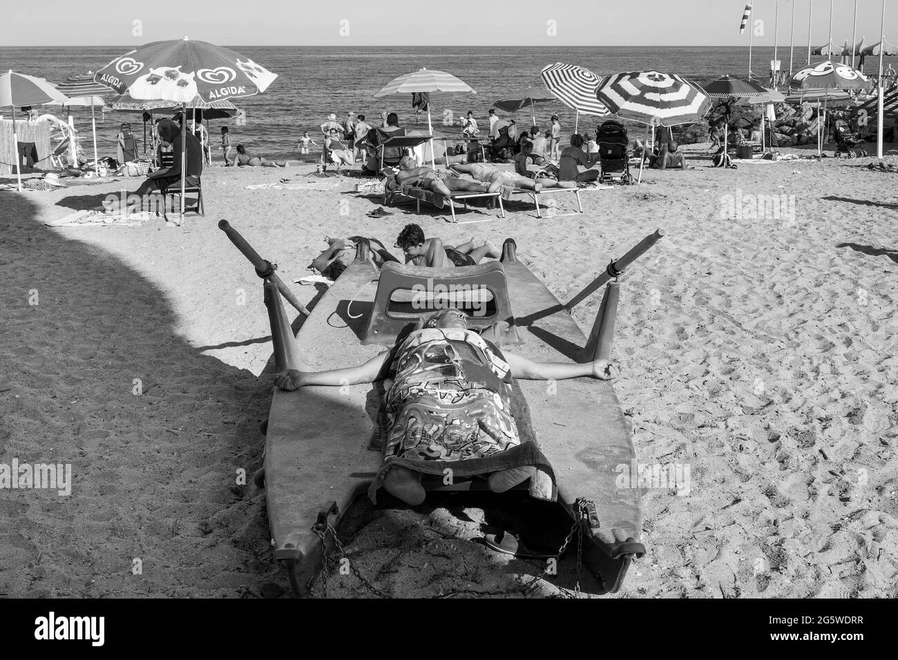 Itally, Borghetto Santo Spirito Banque D'Images