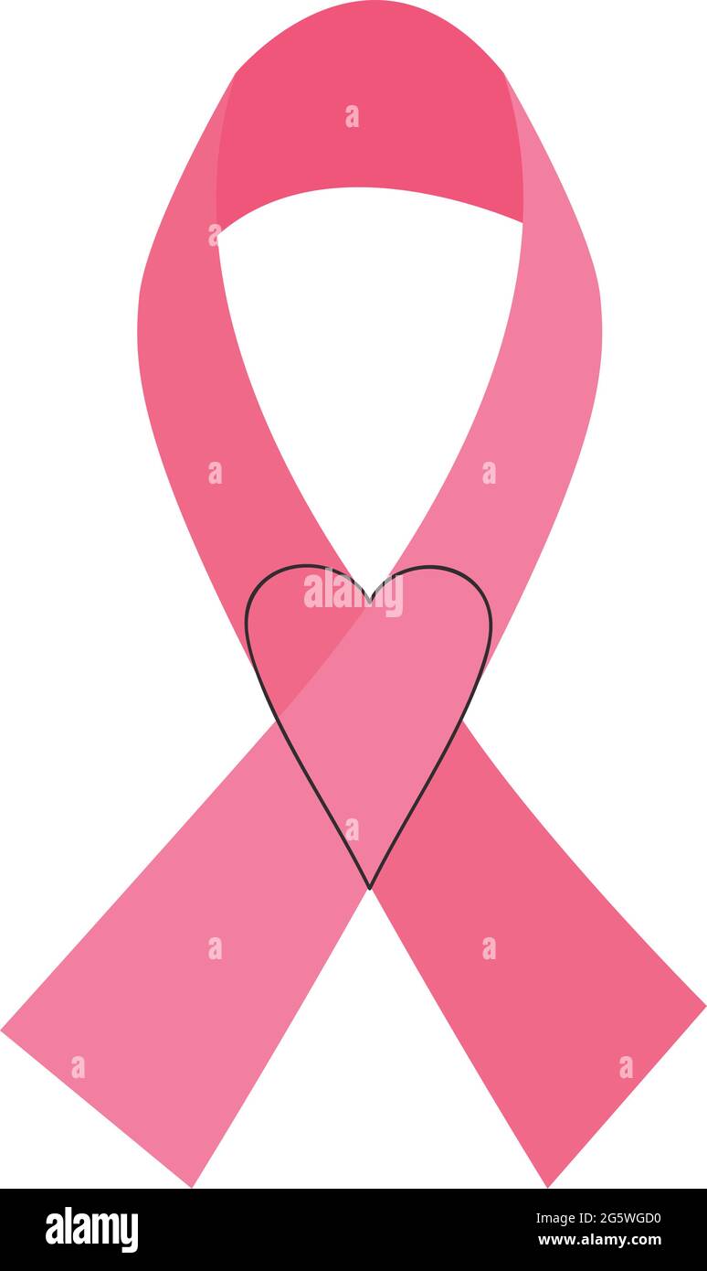 motif ruban de sensibilisation au cancer rose Illustration de Vecteur