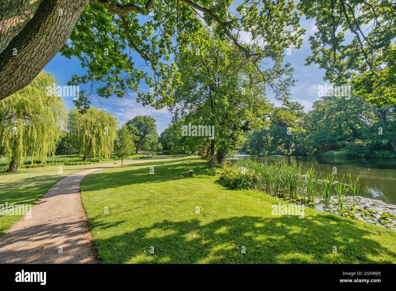 Graasten château royal danois de reines dans le sud du Danemark Banque D'Images