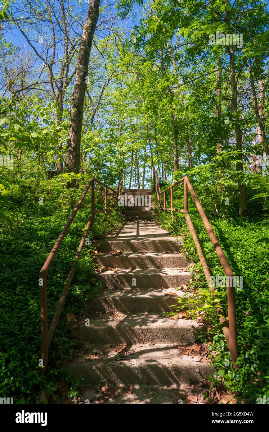 Parc historique national de la culture Hopewell Banque D'Images
