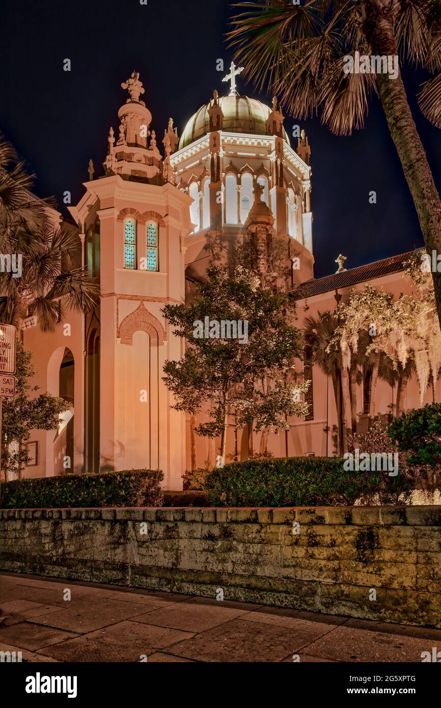 Église presbytérienne du Mémorial de St Augustine Banque D'Images