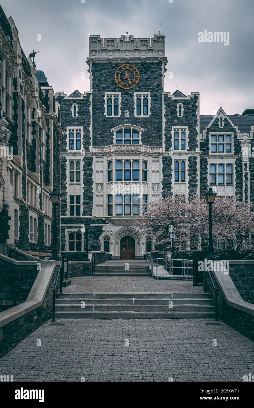 Architecture au City College de New York, Manhattan Banque D'Images