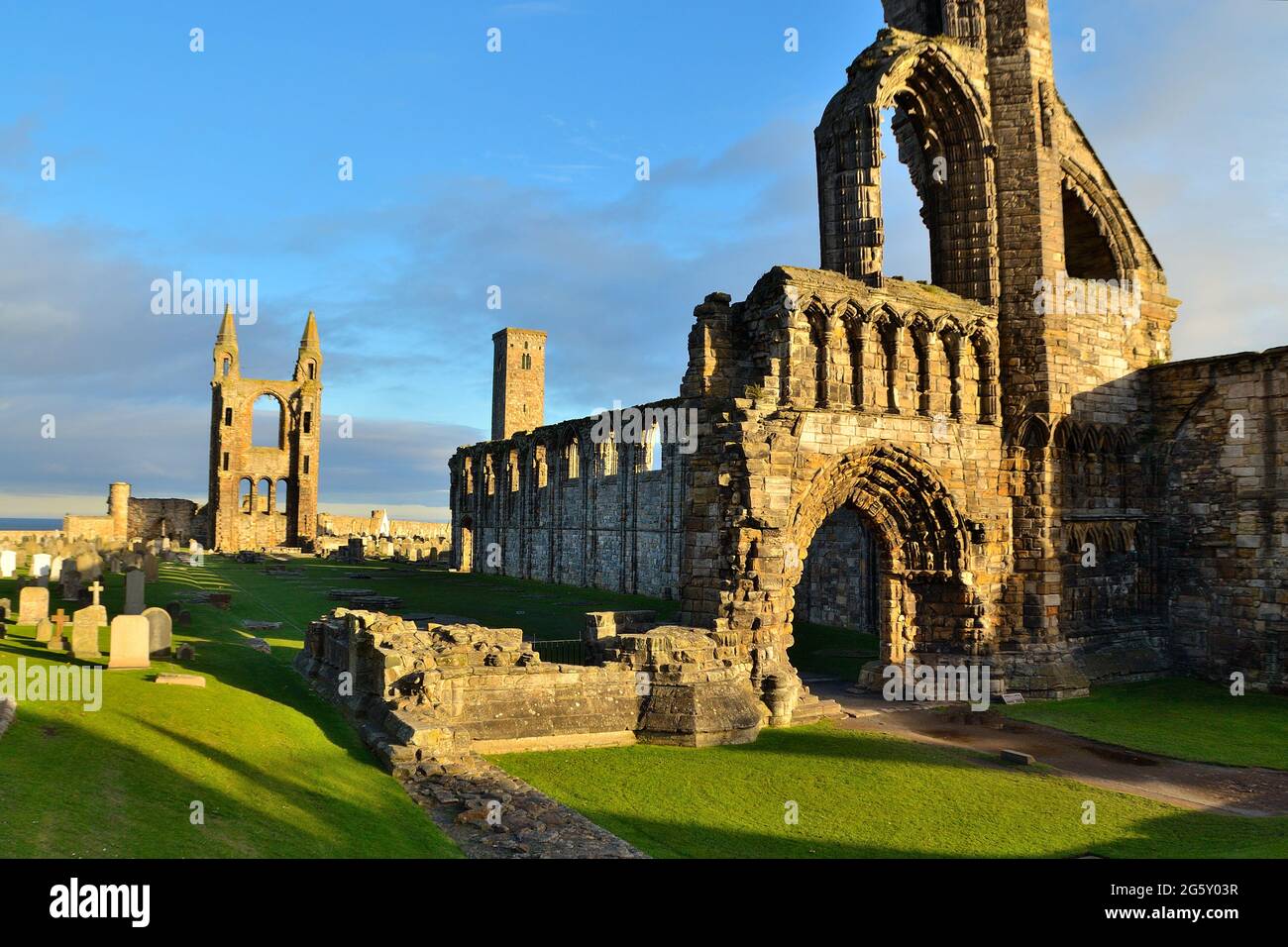 Une journée à St Andrews Banque D'Images