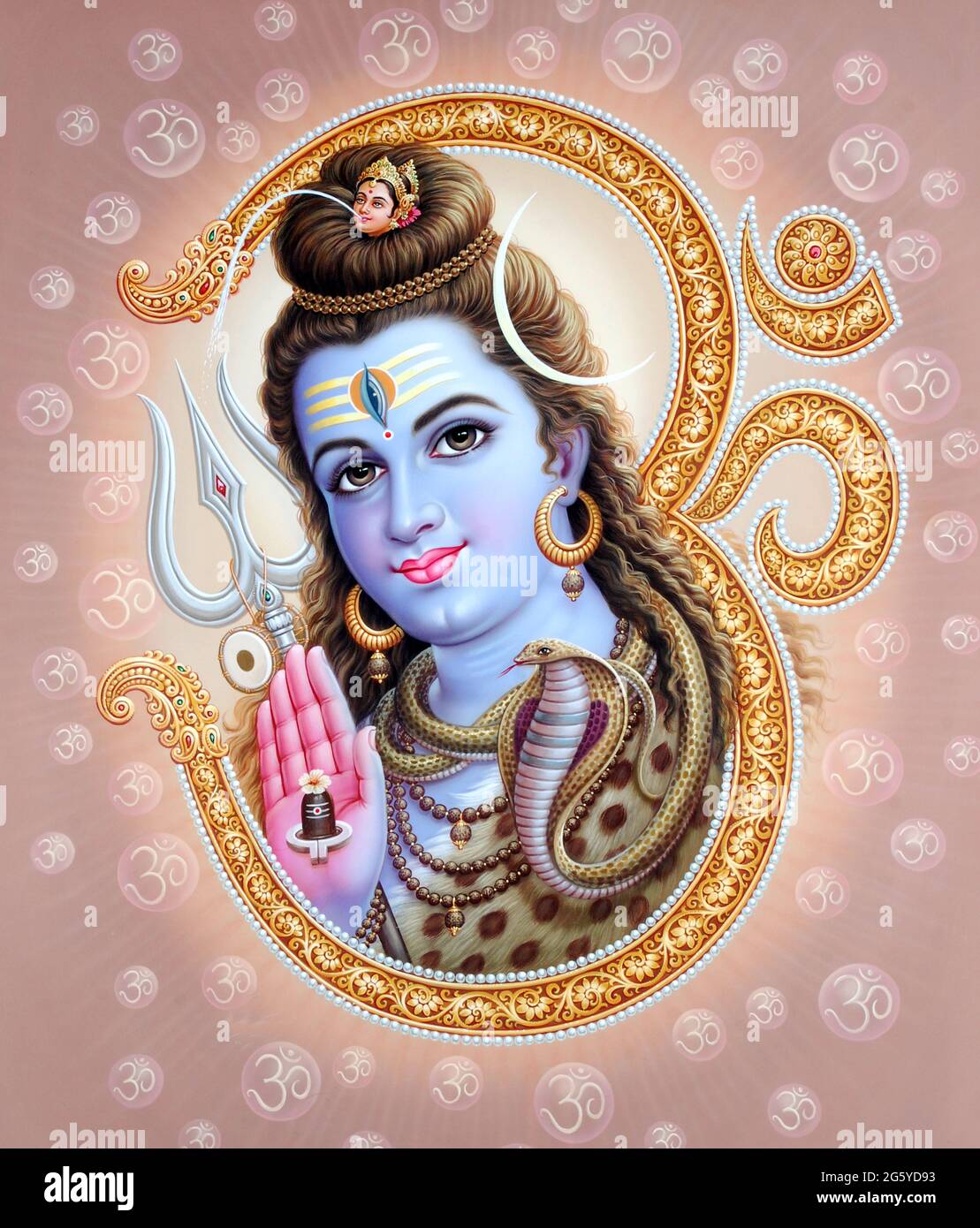Mythologie hindoue haute résolution photo de Lord Shiva Banque D'Images