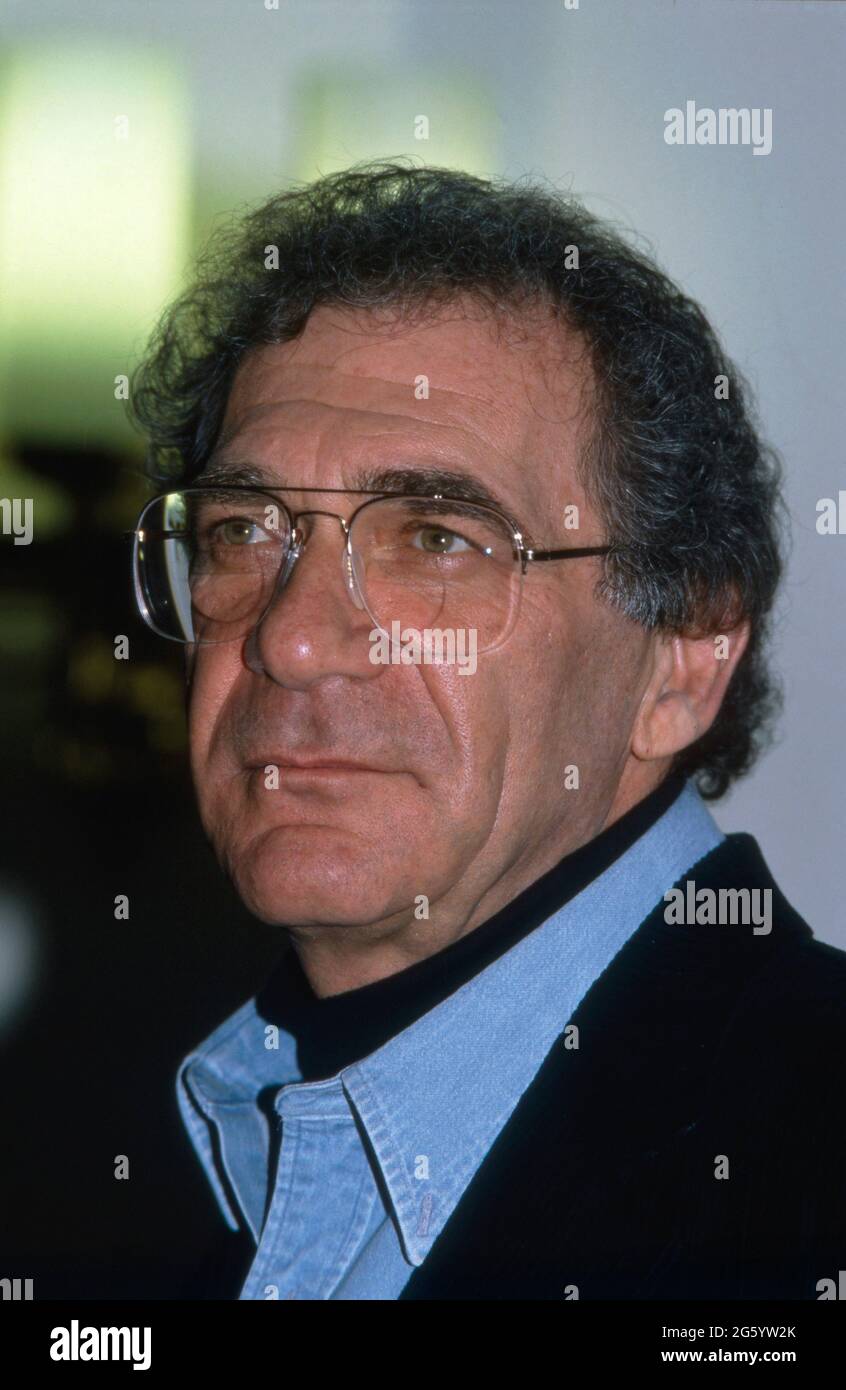 Sydney Pollack, amerikanischer Filmregisseur, Filmproduzent, Schauspieler und Oscar-Preisträger, Portrait 1991. Sydney Pollack, réalisateur américain, producteur , acteur et gagnant Oscar, portrait 1991. Banque D'Images