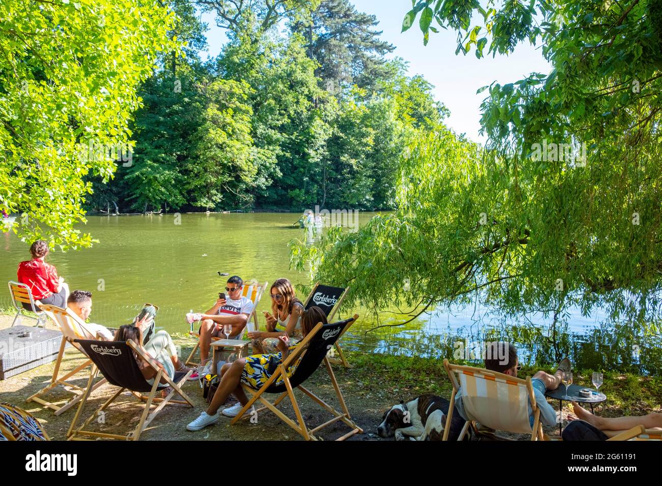 France, Paris, Bois de Vincennes, Chalet de la porte Jaune, la Rosa bonheur  est Photo Stock - Alamy