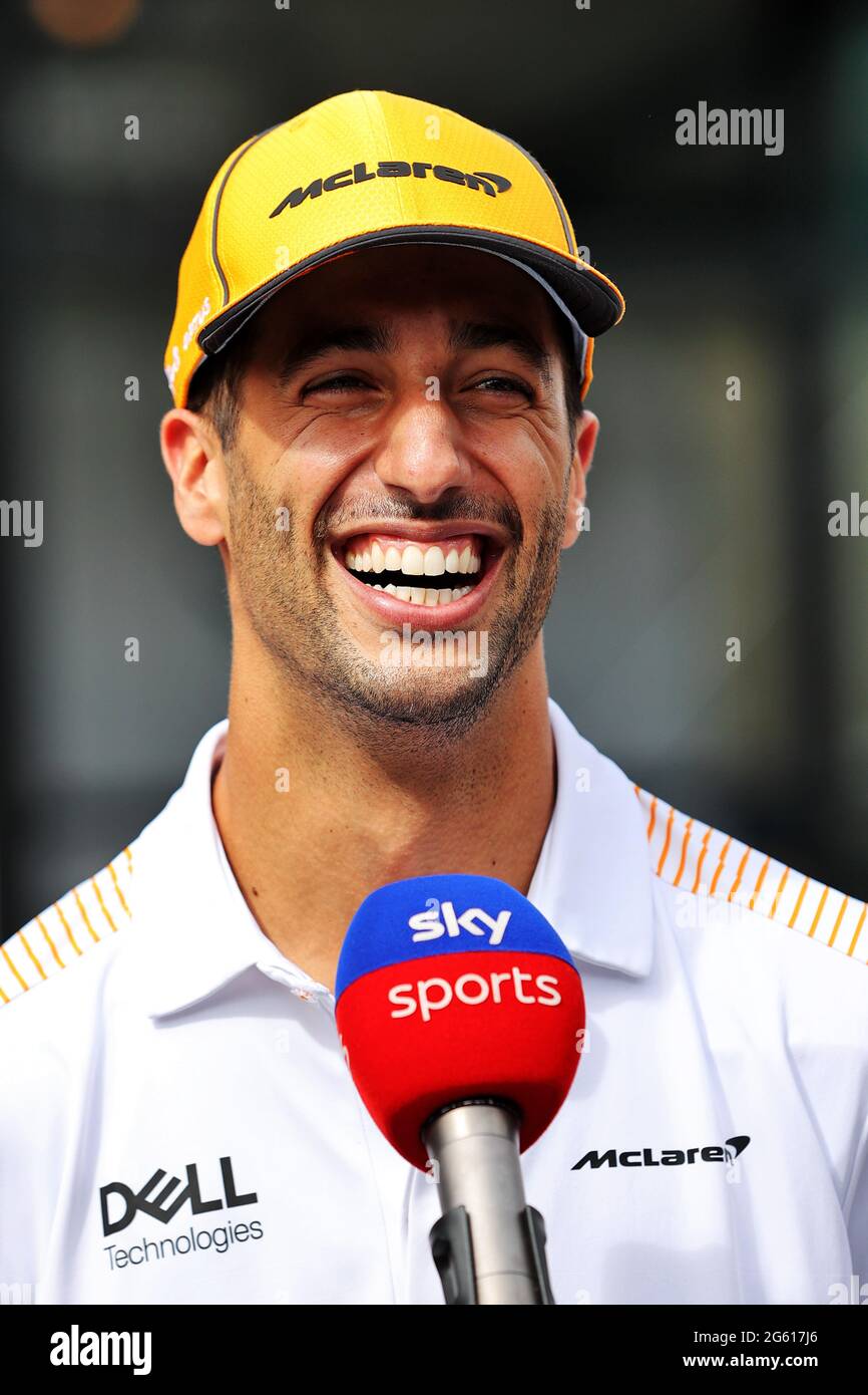 Daniel Ricciardo (AUS) McLaren. Grand Prix d'Autriche, jeudi 1er juillet 2021. Spielberg, Autriche. Banque D'Images
