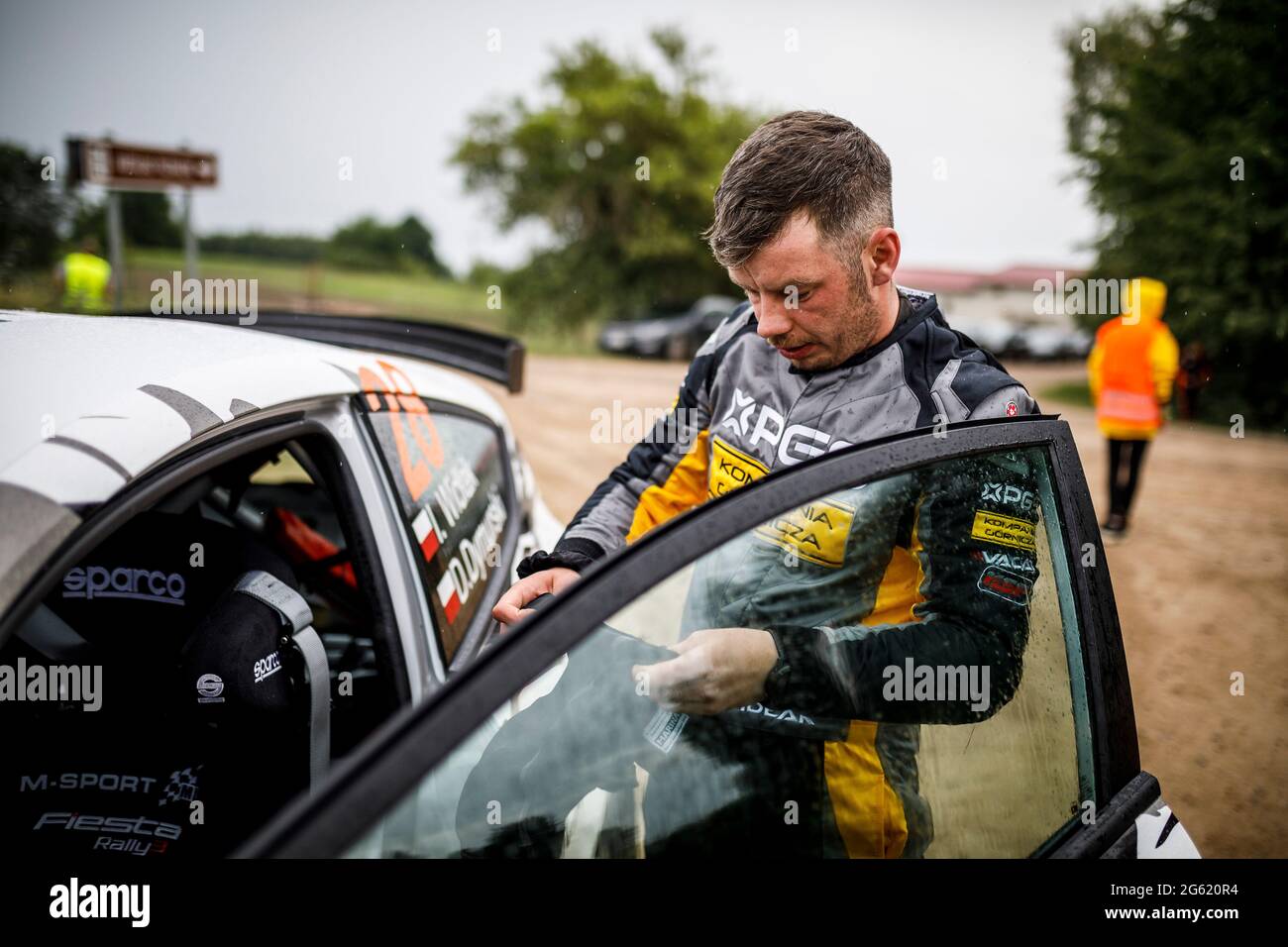 Liepaja, Lettonie. 1 juillet 2021: WIDÅAK Igor (POL), DYMURSKI Daniel (POL), KG-RT, Ford Fiesta, portrait lors du rallye ERC 2021 de la FIA Liepaja, 2e tour du Championnat européen de rallye 2021 de la FIA, du 1er au 3 juillet 2021 à Liepaja, Lettonie - photo Grégory Lenmand / DPPI crédit: DPPI Media/Alay Live News Banque D'Images