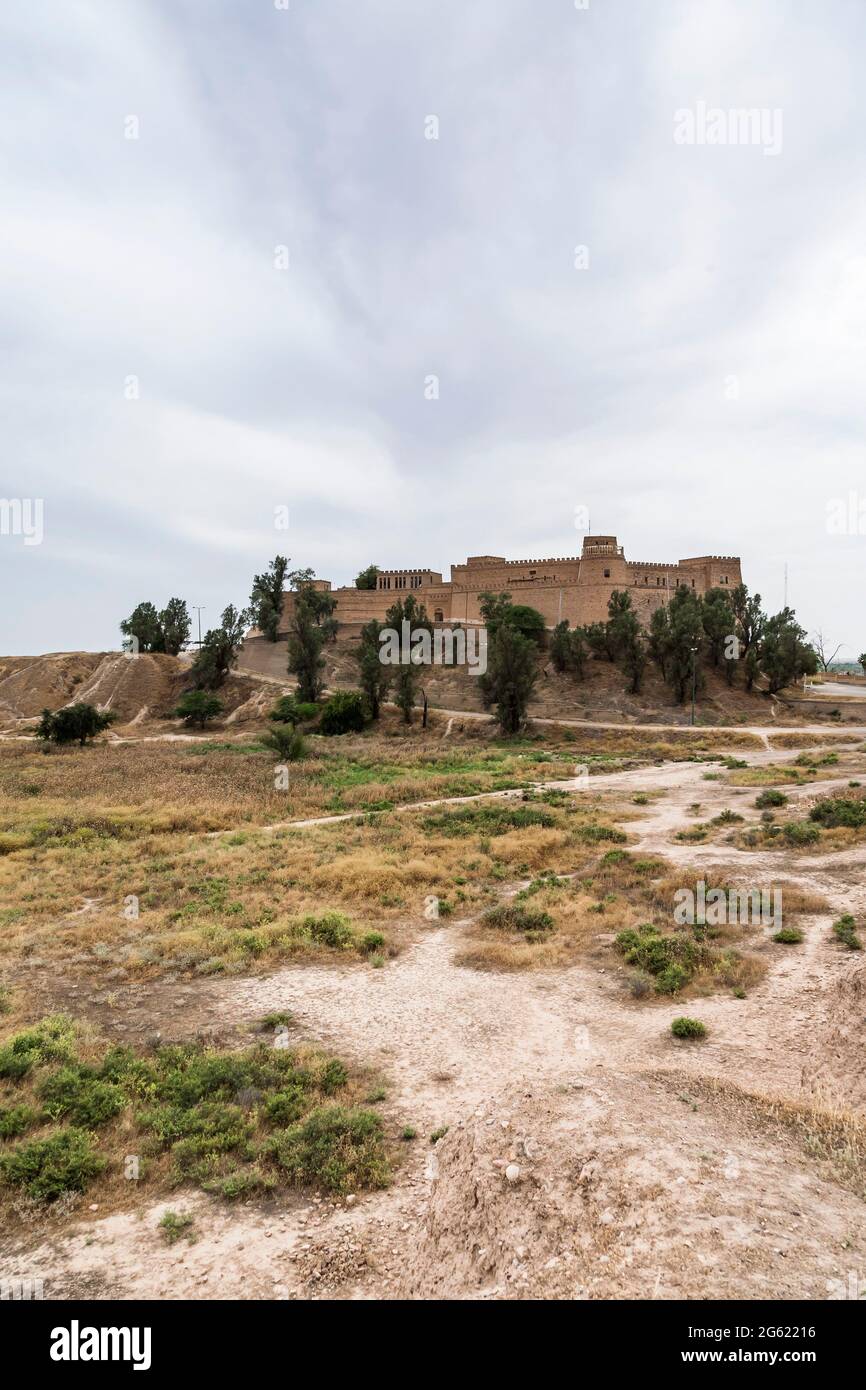 Château de Shush, site archéologique de Susa (Shush), base d'excavation, Shush, province de Khuzestan, Iran, Perse, Asie occidentale, Asie Banque D'Images