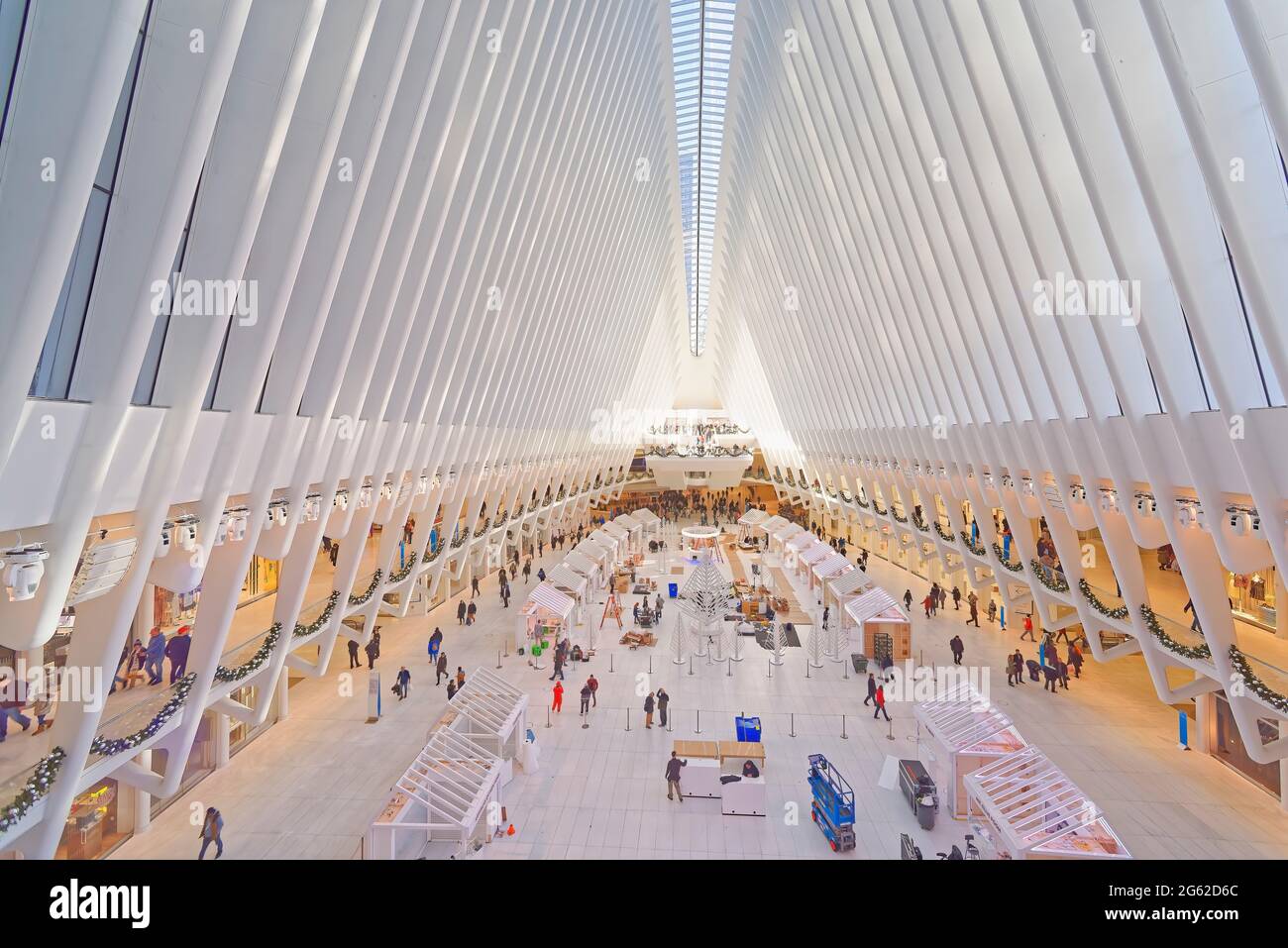 Gare d'Oculus World Trade Center Banque D'Images