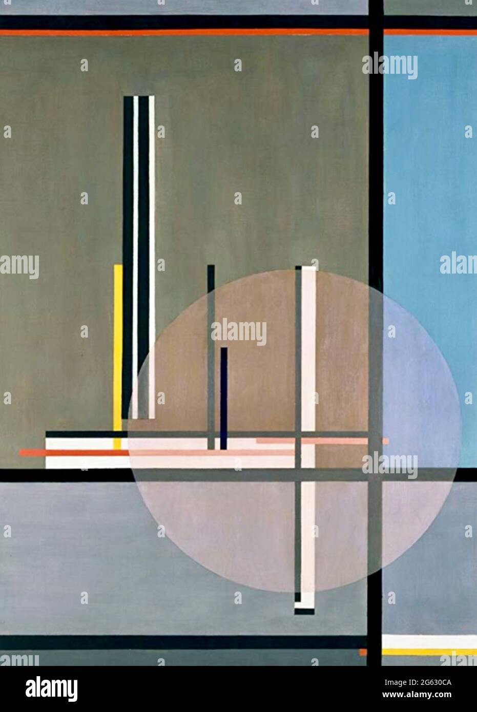 Œuvres d'art László Moholy-Nagy - LIS - 1922 Banque D'Images