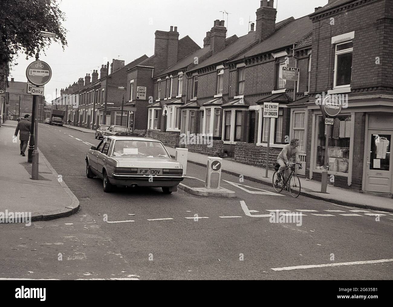 Forest Fields, centre-ville de Nottingham, Royaume-Uni 1985 Banque D'Images