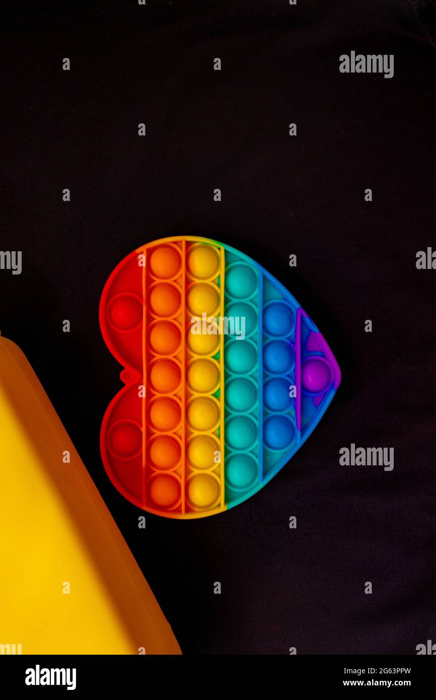 jeu antistress coloré pour enfants Banque D'Images