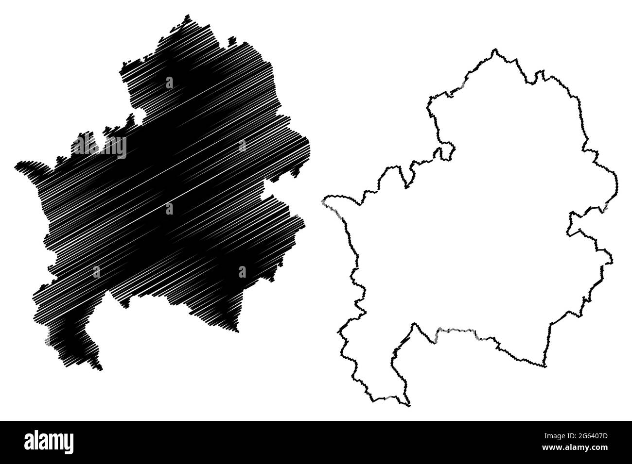 Carte de la province d'Isernia (Italie, République italienne, région de Molise) illustration vectorielle, schéma de scribble carte de la province d'Isernia Illustration de Vecteur